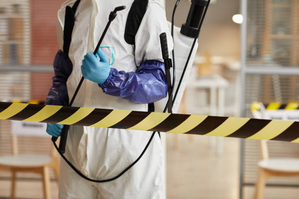 Professional Blood Cleanup technician working in Moreland, ID